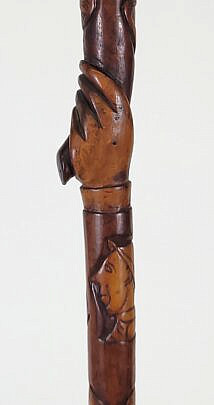 1958-1865 Folk Art Stick A