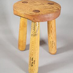 1960-1865 Baseball Bat Stool A
