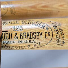 Mid Century American Folk Art Louisville Slugger Baseball Bat Stool
