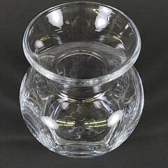 Vintage Simon Pearce Handblown Glass Bulbous Vase