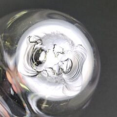Vintage Simon Pearce Handblown Glass Bulbous Vase
