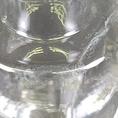 Vintage Simon Pearce Handblown Glass Paneled Vase