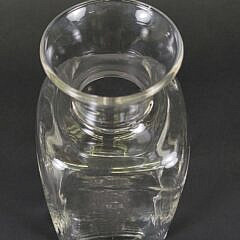 Vintage Simon Pearce Handblown Glass Square Vase