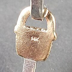 14K Yellow Gold and Sterling Silver Nantucket Basket Bracelet