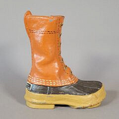 Rare Vintage LL Bean Maine Hunting Shoe Boot Doorstop