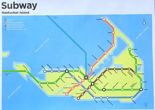 1981-1865 Nantucket Subway Map A
