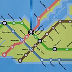 Whimsical Nantucket Island Subway Map