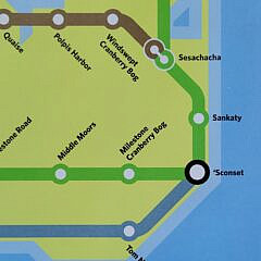 Whimsical Nantucket Island Subway Map