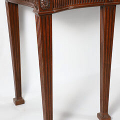 George III-Style Carved Mahogany Console or Serving Sideboard