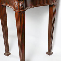 George III-Style Carved Mahogany Console or Serving Sideboard
