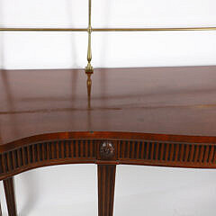 George III-Style Carved Mahogany Console or Serving Sideboard