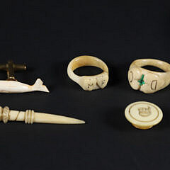 Group of 7 Whaleman Made Personal Implements, 19th Century