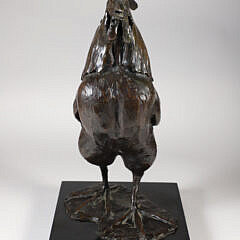 Alexandra Whitney (1927-2014) Patina Bronze Rooster
