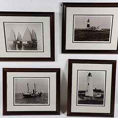 Set of Four Black and White Nantucket Photographs