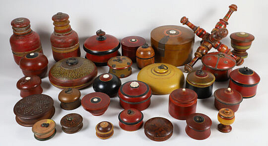 Collection of 28 Russian Boxes
