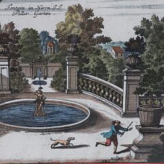 Set of Four Johann Christoph (German) “Neursenbergirhe Hesperides” Prints