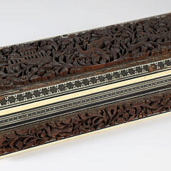 Anglo-Indian Sandalwood Carved Box