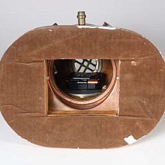 Brass and Copper Diver’s Helmet Quartz Ship’s Clock