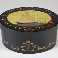 Contemporary Shaker Style Round Box by Orleans Carpenters