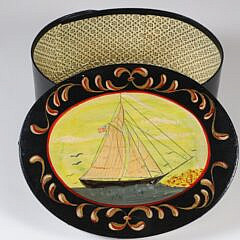 Contemporary Shaker Style Round Box by Orleans Carpenters