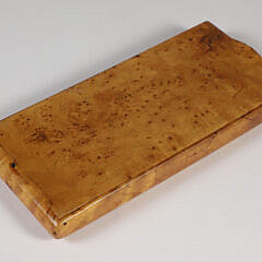 Antique Bird’s Eye Maple Lift Top “Cigarette” Box