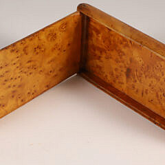 Antique Bird’s Eye Maple Lift Top “Cigarette” Box