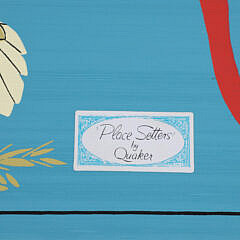 Scarce Set of Six “Place Setters by Quaker” Place Mats