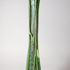 Vintage Abstract Art Nouveau Style Glass Vase
