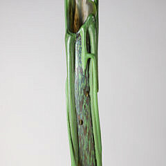 Vintage Abstract Art Nouveau Style Glass Vase