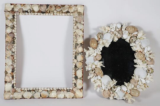 Two Shell Encrusted Items