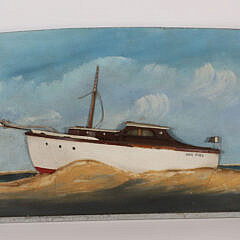 Early Vintage Fishing Boat "Our Girl"