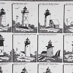 “Cape and Islands Lights” Lighthouse Poster, Ed. #944/2500