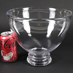 Large Simon Pearce Footed Fruit Bowl