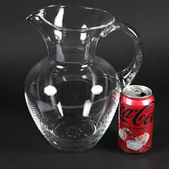 Simon Pearce Blown Glass Water Pitcher