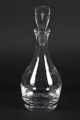 Signed Steuben Clear Glass Decanter