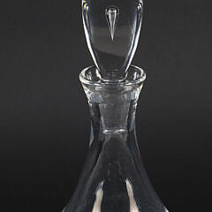 Signed Steuben Clear Glass Decanter