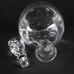 Signed Steuben Clear Glass Decanter