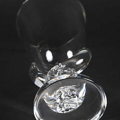 Signed Steuben Clear Glass Vase