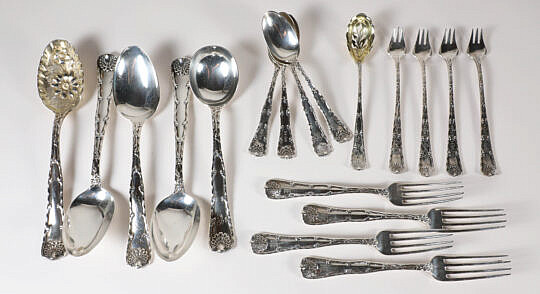 Tiffany & Co. Sterling Silver Wave Edge Flatware