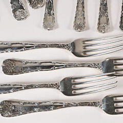 Tiffany & Co. Sterling Silver “Wave Edge” Flatware