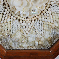 Sandi Blanda Crafted All White Shells Sailor’s Valentine, circa 1985