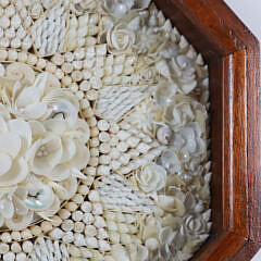 Sandi Blanda Crafted All White Shells Sailor’s Valentine, circa 1985