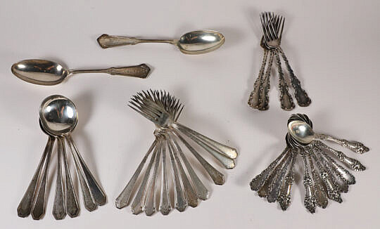 Assorted 33 Pieces of Sterling Silver Flatware
