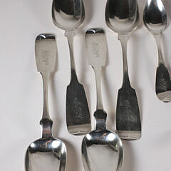 Group of Coin Silver Spoons