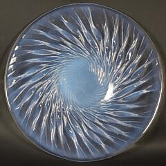 Large Rene Lalique Art Deco “Algues” (Seaweed) Platter