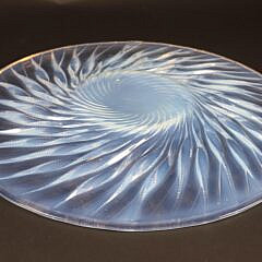Large Rene Lalique Art Deco “Algues” (Seaweed) Platter