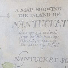 Brown Redstone Studios Print on Canvas “A Map Showing the Island of Nantucket”