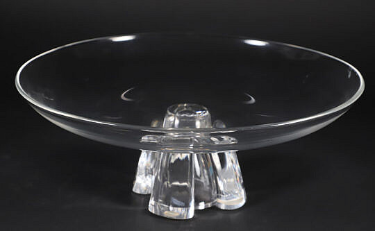 Large Steuben Crystal Compote