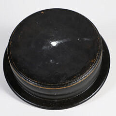 Painted Spaniel Dog Portrait Wine Coaster, 19th Century