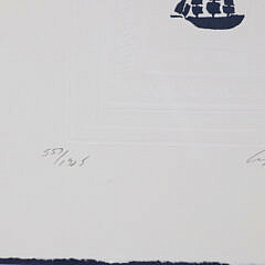 Limited Edition Pressed Paper “Captain’s Mast” #557/1925